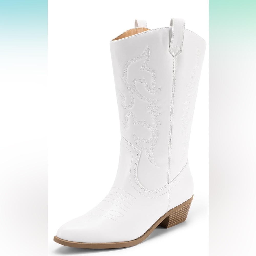 Dream Pairs Wide Calf Western Boots - Picture 2 of 5